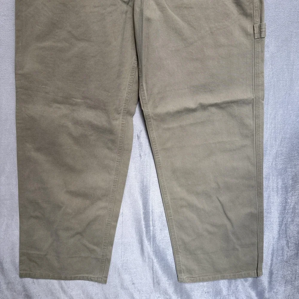 Vintage Levis‎ Carpenter Pants Mens 31x30 Green 100% Cotton 539 Utility Workwear